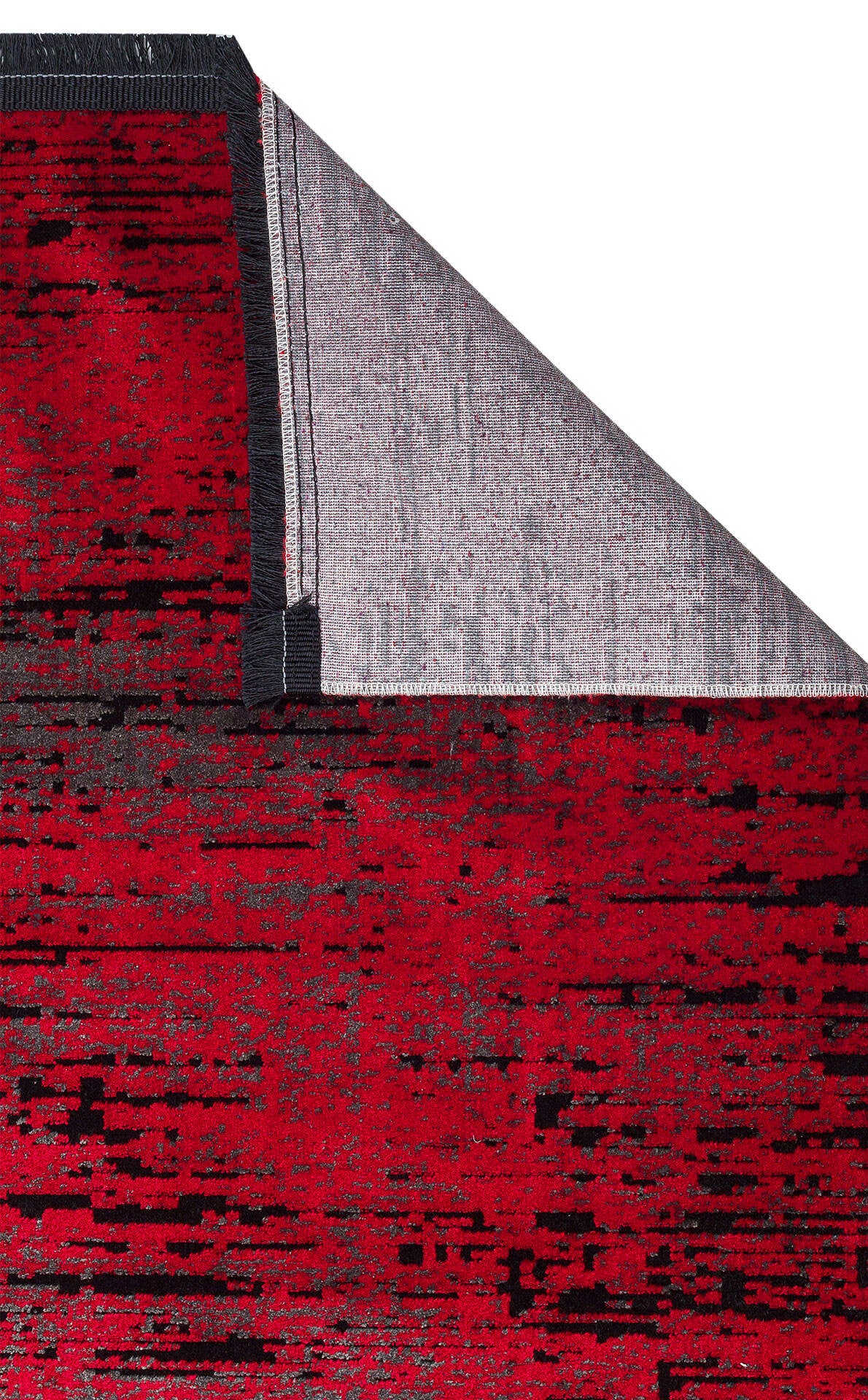 ST 20 RED XW - SATEEN - Hav Toz Vermez Yıkanabilir Kaymaz İnce Dokuma Modern Halı